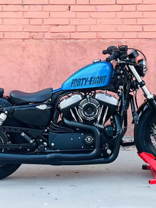 Importato per 883 American Wolverine Davis X48 Retro Cruiser Big Glider Fat Boy Horseshoe Sound Motorcycle HL-883n - Product Image 4