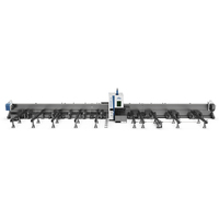 Machines de découpe laser à fibre CNC FINCM à chargement automatique, robustes, 12M, 3 mandrins, 6kW, 12kW, pour la découpe de tubes et la soudure de tubes de grande taille