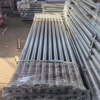 Poteaux de soutènement réglables en acier galvanisé pour échafaudage et coffrage, capacité 1,8-6m, usage intensif ou léger, prix abordable