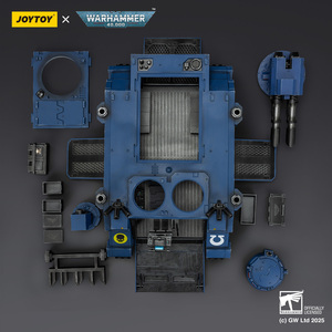 JOYTOY 1/18 Warhammer 40K Ultramarines <span class=keywords><strong>Razorback</strong></span> Figura DE ACCIÓN Twin Lascannon Material de PVC y ABS Estatua de juguete para niños - Product Image 6