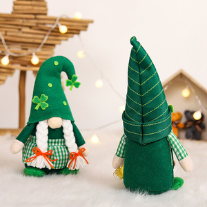 Decoraciones <span class=keywords><strong>de</strong></span> Peluche <span class=keywords><strong>de</strong></span> Duende para el Día <span class=keywords><strong>de</strong></span> <span class=keywords><strong>San</strong></span> <span class=keywords><strong>Patricio</strong></span>, Muñeco <span class=keywords><strong>de</strong></span> Gnomo Irlandés <span class=keywords><strong>de</strong></span> Fieltro Verde con Trébol para Decoración <span class=keywords><strong>de</strong></span> Mesa y Fiestas - Product Image 5