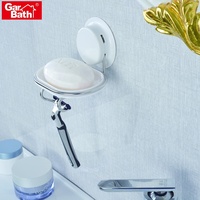 Porte-savon mural en plastique personnalisé avec égouttoir, porte-rasoir, boîte à savon pour salle de bain