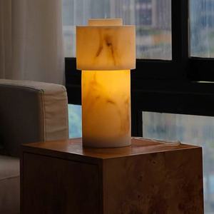 Modern Marble Table <b>Lamp</b> 220V Simple Design For Living Room Desktop Decor - Product Image 1