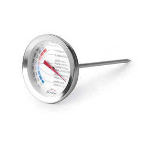 Termometro per carne Lacor in acciaio inossidabile a doppia scala per cucinare manzo, maiale, tacchino - Product Image 1