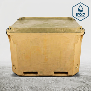 Contenedor de Pescado de PE de Alta Resistencia y Ecológico de 660L con Diseño Multifuncional para Almacenamiento y Transporte de Mariscos - Product Image 1