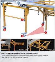 Machine à scier à bras oscillant de précision Juzhiyuan Carol Manufacture JT-9B, machine à scier horizontale pliable pour le travail du bois, scierie