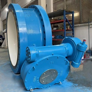 Vanne papillon D343H-600LB DN1400 en alliage résistant à la corrosion avec disque d'étanchéité multicouche en acier inoxydable, interrupteur de température normale - Product Image 4