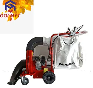 Park leaf Sweeper leaf Collector quad tow-behind trailer combined leaf vacuum blower Self-propelled Gasoline Engine Automatic