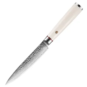 5 inch Trái Cây Rau dao đầy đủ tang thép không gỉ VG10 Damascus thép nhà bếp đầu bếp tiện ích dao