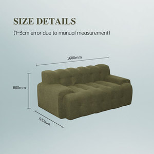 Canapés Modulables Personnalisables ODM/OEM <span class=keywords><strong>en</strong></span> <span class=keywords><strong>Mousse</strong></span> Haute Densité Extensible, Compression Sous Vide, Confortables et Doux, Style Moderne Cloud pour Villa - Product Image 2