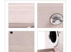 LỒNG CHIM Dạng Đứng Phụ Kiện Nuôi Chim Và Ấp Chim Bằng Gỗ - Product Image 4