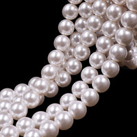 Stock disponible : Perles rondes en verre de qualité 5A, blanc cristal, 2mm-12mm, 650 couleurs, pour la fabrication de bijoux de luxe et accessoires.