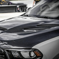 Carbon-Motorhaube für Dodge Durango 2011-2022 SRT Durango-Stil Perforiert Hochwertiges Karosserie-Kit Motorhauben
