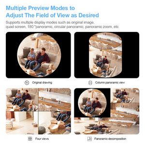 Nhà Máy Giá 360 ° Wifi Trong Nhà Máy Ảnh Âm Thanh Ánh Sáng Báo Động Tầm Nhìn Ban Đêm Thẻ Nhớ Đám Mây Lưu Trữ Dữ Liệu CMOS Cảm Biến An Ninh Cửa Hàng - Product Image 3