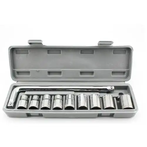 Household Maintenance Hardware Tools 10-piece Set Universal Cr-v Steel Socket Wrench Sets