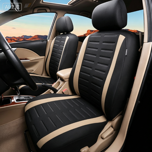 Set Completo di 5 Coprisedili per Auto in Poliestere Resistente all'Usura per Tutte le Stagioni, Cuscini Protettivi Personalizzati per <span class=keywords><strong>Renault</strong></span> Clio, Vendita Calda in Europa - Product Image 2