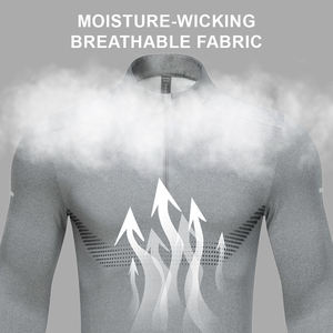 Quick Dry Breathable Sports Fitness <b>Workout</b> Active Wear Men's T-shirts Wholesale <b>Long</b> <b>Sleeve</b> Gym T Shirts - Product Image 3