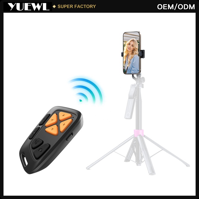 Customizable for Bluetooth Phone Remote Control TikTok Page Flipping Device for Selfie Video Recording & Music Control