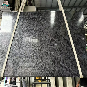 Marbre noir de luxe avec des touches blanches d'Athènes pour dalles de sol, murs, comptoirs de salle de bain, carreaux et escaliers - Product Image 1
