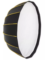 Triopo KL-105 105CM Easy Lock Diffuseur de lumière pliable argenté type Beauty Dish Speedbox avec monture Bowens pour photographie en studio