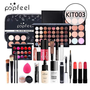 Kit de maquillage pour femme, ensemble complet, fard à paupières, rouge à lèvres et crayon à sourcils, gloss à lèvres, pinceau de maquillage, kits de maquillage professionnels - Product Image 3