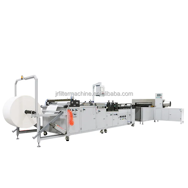Filtre yapma makinesi jiurui OTOMATİK FİLTRE üretim hattı hava filtresi pleating ve katlama makinesi