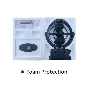 Giá cả thuận lợi du thuyền phụ kiện hoàn chỉnh 360 ° Directional luồng không khí 12V RV quạt điện cho Caravan - Product Image 2