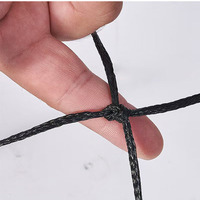 Filet de tennis noué ou sans nœuds noir mat à faible éblouissement avec technologie insonorisante pour filet de tennis pour courts urbains