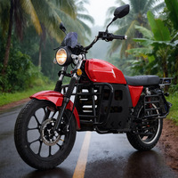 Moto électrique personnalisée CKD SKD 17 pouces avec batterie au lithium 3000W, vitesse maximale de 75 km/h, fabricant chinois
