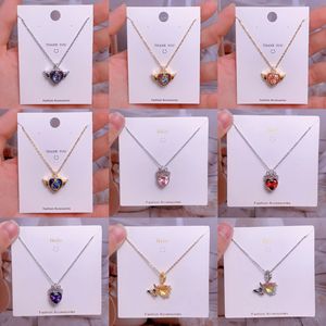 Catena di clavicola in acciaio al titanio con corona rosa collana d'<span class=keywords><strong>amore</strong></span> vendita calda da donna di lusso <span class=keywords><strong>per</strong></span> anziani accessori <span class=keywords><strong>per</strong></span> girocollo - Product Image 2
