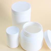 1000ml 1000g 35oz pot PE-HD pot blanc mat bouteille de crème bouteille à large bouche bouteille d'encre