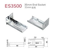 Support de montage arrière KINGSTAR 35 mm en acier pour glissières de tiroir à roulement à billes pour la maison, le bureau, l'appartement, style moderne