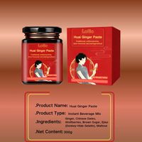 Pâte de Gingembre Huai Cassonade Herboristerie Boisson Chaude Instantanée 300g OEM ODM Marque Privée Formule Sur Mesure