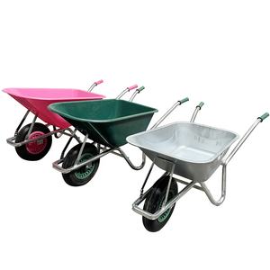 Садовая тачка повышенной прочности на 100 л с 16-дюймовыми колесами без камер, прямые поставки с завода в Китае, для европейского рынка - Product Image 1