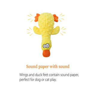 ของเล่นสัตว์เลี้ยงในบ้านทำจากยางลาเท็กซ์ เป็นมิตรกับสิ่งแวดล้อม มีเสียงกรอบแกรบ ของเล่นสุนัขแบบยัดไส้ ทนทาน ช่วยทำความสะอาดฟัน ของเล่นเสียงดังสำหรับลูกสุนัข ของเล่นดึงเล่นเพื่อความสนุก - Product Image 3