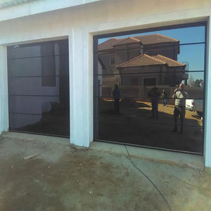 <span class=keywords><strong>Porte</strong></span> de <span class=keywords><strong>garage</strong></span> double moderne en verre trempé sans cadre 16x8 - Product Image 3