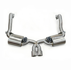 ระบบท่อไอเสีย Cat Back สำหรับรถ <span class=keywords><strong>Porsche</strong></span> Boxster/<span class=keywords><strong>Cayman</strong></span> (987.2) <span class=keywords><strong>2.7</strong></span> ปี 2009-2012 พร้อมวาล์วควบคุม ทำจากสแตนเลส ประสิทธิภาพสูง - Product Image 1