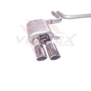 ท่อไอเสีย Vortex SS304 Valvetronic สำหรับ Audi A6 A7 2.0T 3.0T ระบบ Catback สำหรับรถแข่งสมรรถนะสูง - Product Image 5