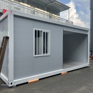 Sang Trọng An Ninh Gian Hàng Chất Lượng Cao Sentry Hộp Bảo Vệ Phòng Nhà Đúc Sẵn Modular Di Động Container Prefab Nhà - Product Image 3