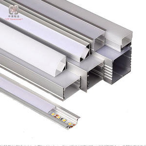 90 degrés en aluminium extrusion profil led bord allumé canal d'angle pour bande - Product Image 6