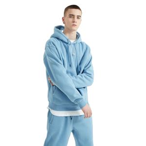Customized Men's Pullover Hoodie Tracksuits <b>Oversized</b> Drop Shoulder 100% Cotton Fleece Casual With <b>Jogger</b> Set Men's Tracksuits - Product Image 6