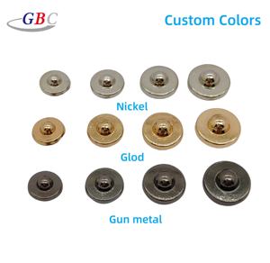 Gran oferta 2025, remache de pezón de aleación de Zinc, sujetador de <span class=keywords><strong>Metal</strong></span> de diferentes tamaños para gorra de zapato, bolsas de tela, ropa, collares para mascotas para prendas - Product Image 4