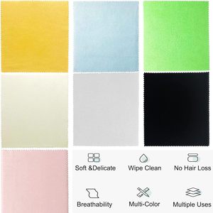 Chiffon de nettoyage pour lunettes, montres et écrans en microfibre suédée, personnalisé avec logo imprimé, haute qualité - Product Image 4