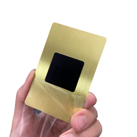 Mini-étiquette NFC RFID en métal personnalisée de luxe pour carte de visite, adhésion professionnelle, VIP, parking, hôtel et identification de paiement