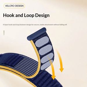 Correa de Reloj Universal de Nailon Suave de 19 mm con Hebilla de Gancho y Bucle, Nueva Pulsera para <span class=keywords><strong>Xiaomi</strong></span> 10 9/8 - Product Image 3