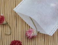 Sachet de thé plié non tissé filtre jetable sac d'assaisonnement à la vapeur