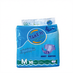 Weiche, atmungsaktive, bedruckte, große Erwachsenen-Einwegwindel mit 3D-Auslaufschutz, Zellstoffmaterial, optionaler Feuchtigkeitsindikator, CE-zertifiziert - Product Image 1