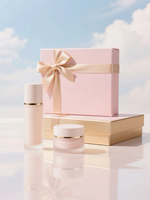 Coffret Cadeau Cosmétique de Luxe Anti-rides et Raffermissant au Peptide d'Or, Soin Visage Hydratant, Marque Blanche, Emballage Cosmétique