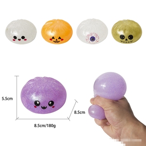 Jouet populaire anti-stress à rebond lent en forme de baozi musical pour Halloween, idéal pour la relaxation et la décompression, cadeau d'Halloween - Product Image 5