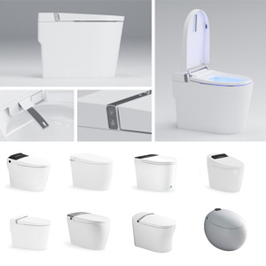 Intelligent Smart Toilet <b>Floor</b> Mounted Automatic Flush Water Saving Heated <b>Seat</b> Warm Air Dryer Deodorization for Hotel Bathroom - Product Image 2